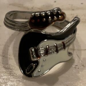Guitar Ring Men’s Enamel Vintage